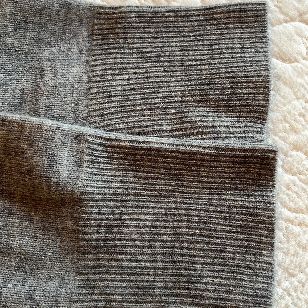 Halogen Cashmere Wool Blend Long Tunic Sweater Women’s Small Soft Gray Relaxed - Picture 17 of 17